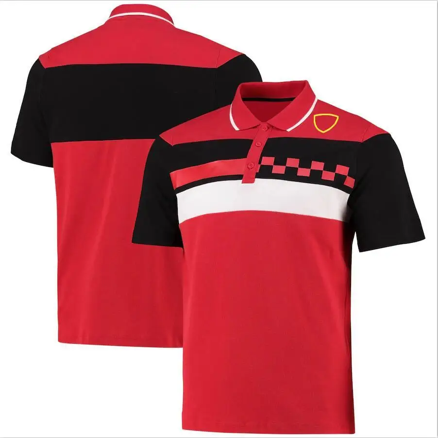 

Formula 1 new product f1 fans short-sleeved POLO shirt men's quick-drying short-sleeved factory team work clothes custom