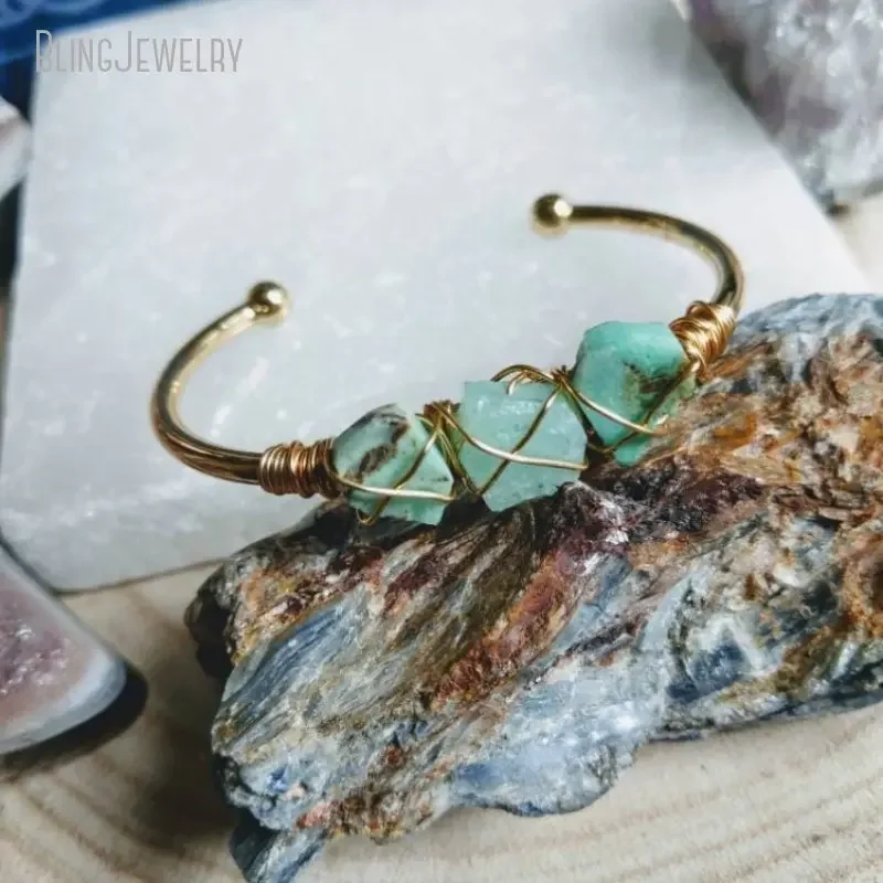 Зеленый хризопраз целебный кристалл браслет женский из натурального камня