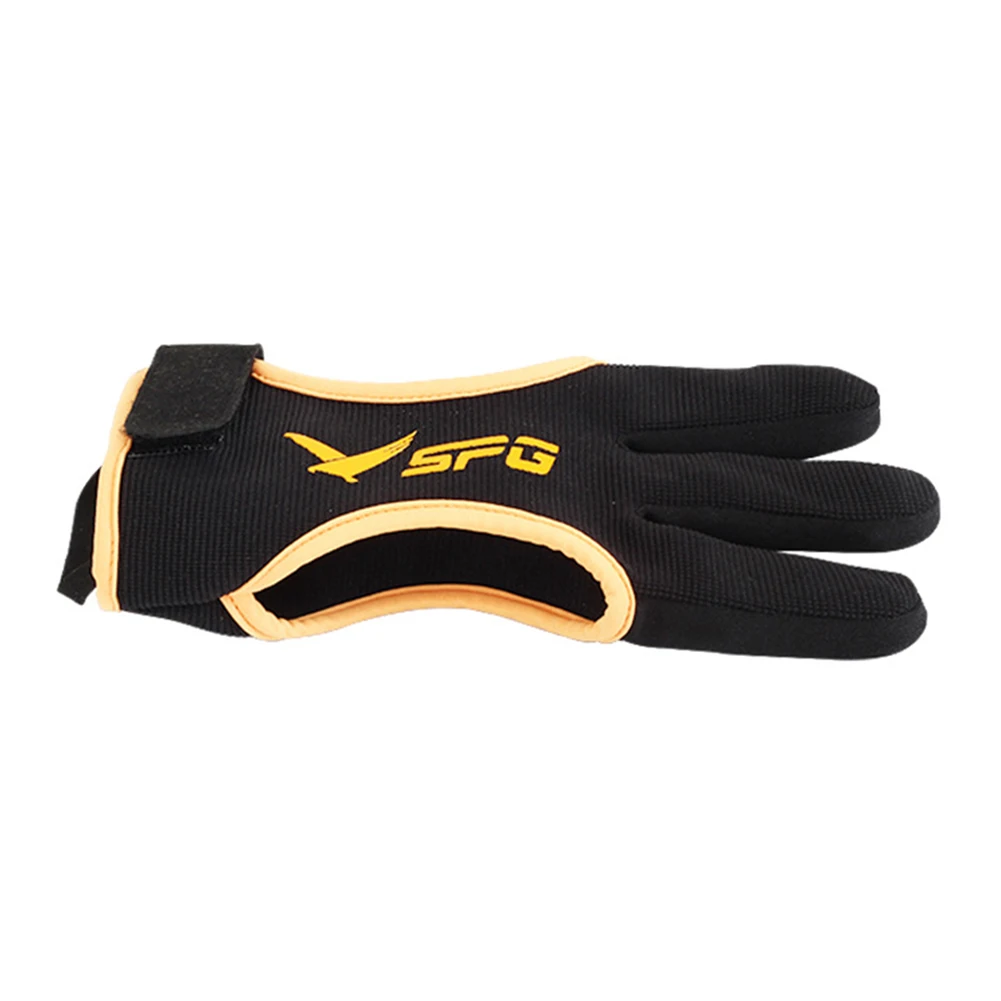 

Three Finger Archery Finger Guard Leather Finger Tabs Gloves For Recurve Longbow Forearm Protector For Archer Hunter S/M/L