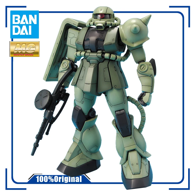 

BANDAI MG 1/100 Ms-06f Zaku II однолетняя война 0079 игра сочетание цветов Сборная модель Gundam набор экшн-игрушек фигурки подарок