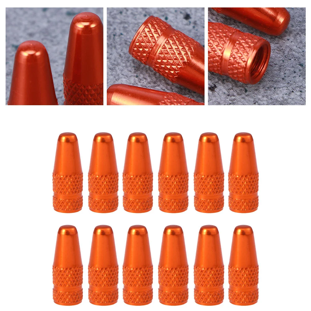 

12pcs Aluminum Alloy Road Bike Tube Tyre Wheel French Dust Cover