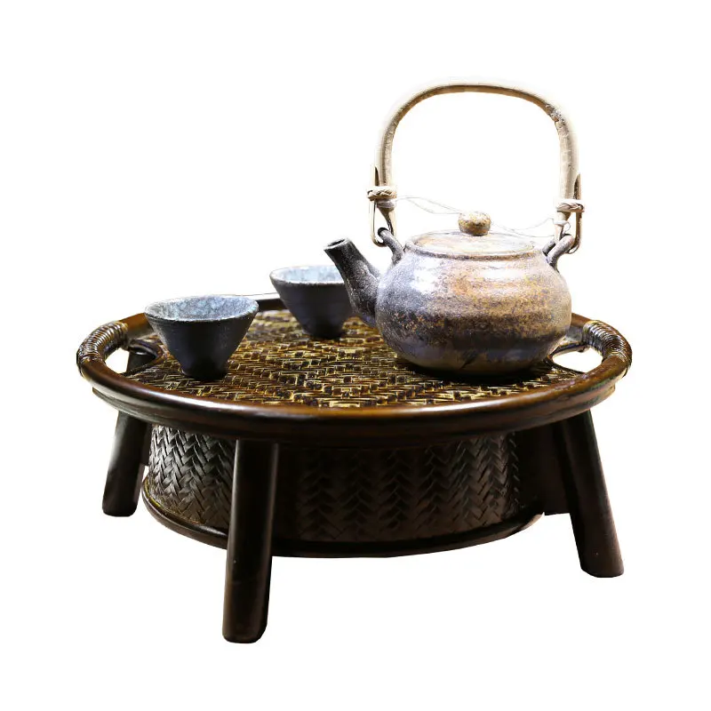 

Классический чайный поднос, набор тарелок, японский чайный набор для чайной церемонии, бамбуковый чайный сервиз, лаковый китайский чайный столик в стиле кунг-фу