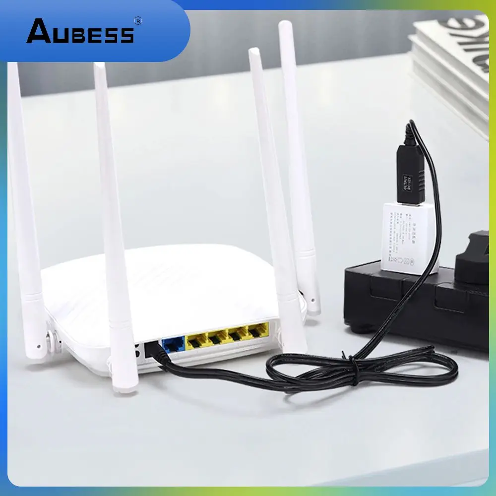 

1m Universal 5v To 12vdc3.5 Round Head Boost Cable Shutdown Usb Battery Charging Cable Durable Usb To Dc5521 Power Cord 3.5mm