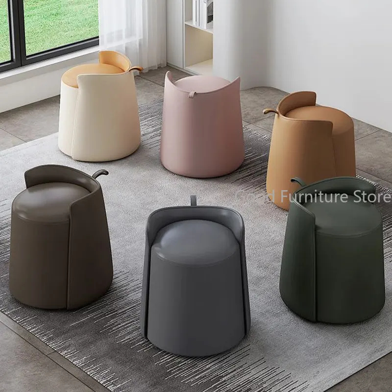 

Bedroom Makeup Stool Vanity Chair Nordic Furniture Living Room Chairs Backrest Dressing Stool Light Luxury Dressing Table Chair