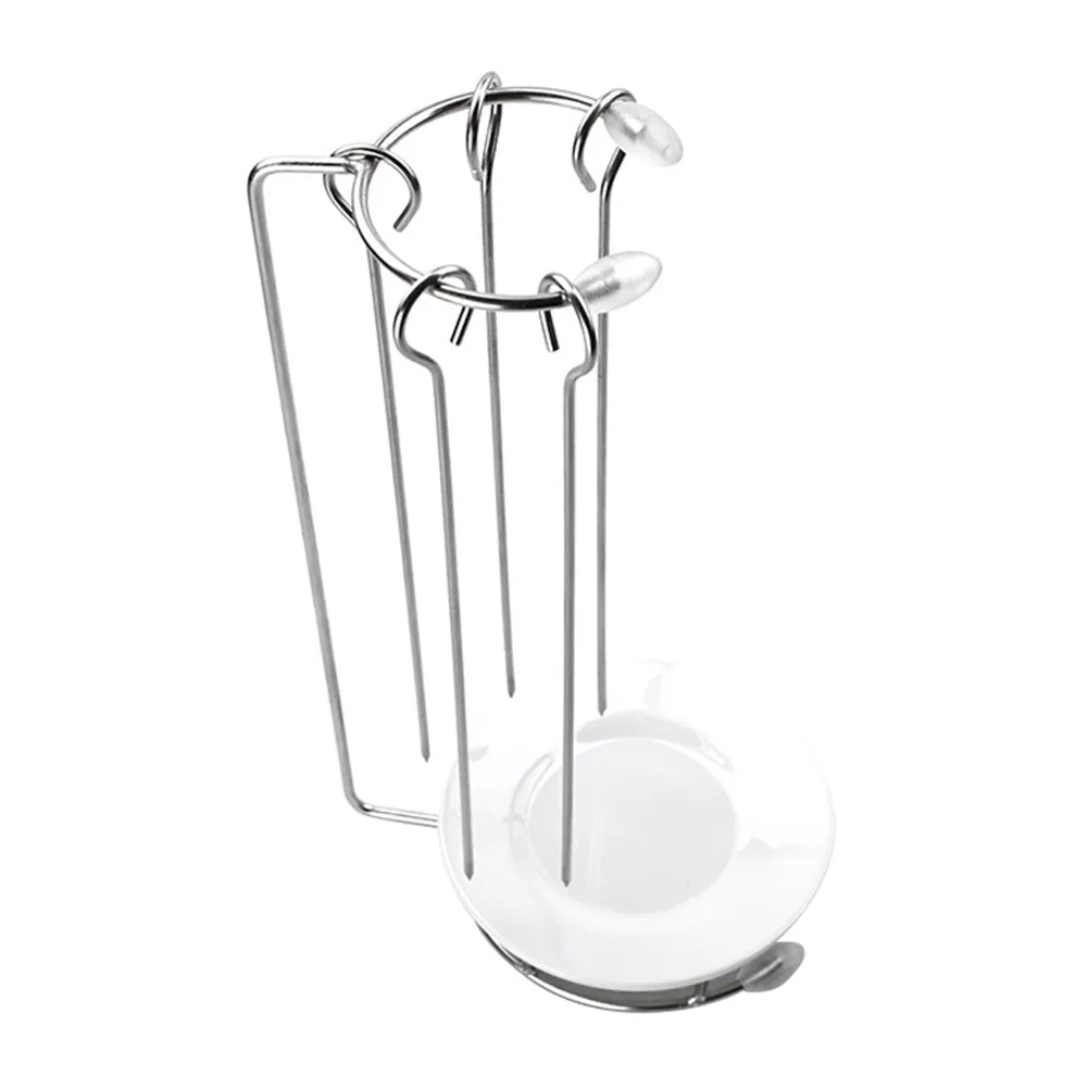

BBQ Hanger Stainless Steel Rack Practical Kebab Barbecue Supplies Hanging Standing Skewers Grilling