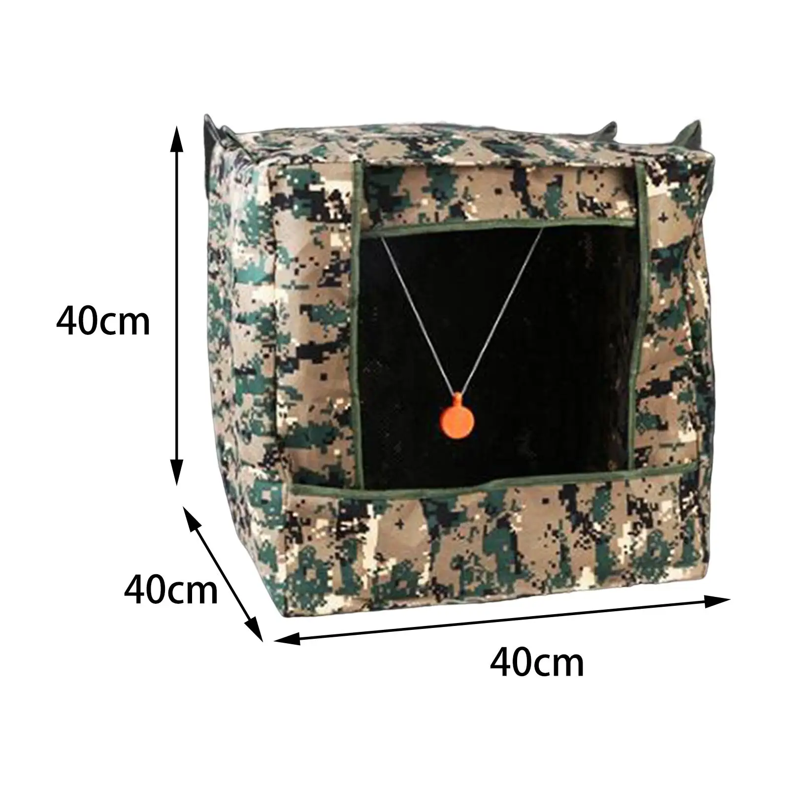 

Бокс для сбора предметов рогатки, буферная ткань, складной 40x40x40 см