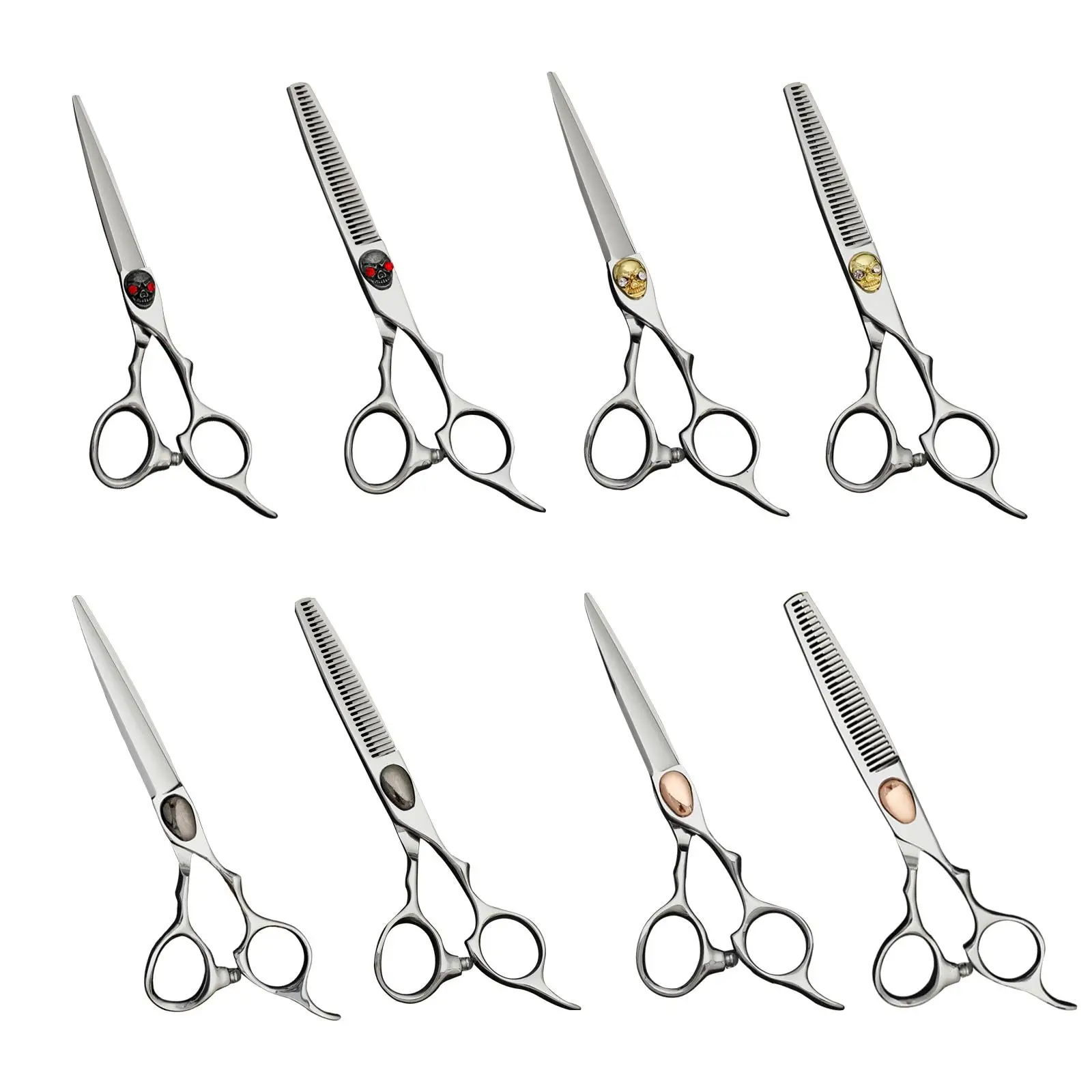 

Salon Barber Hair Cutting Scissors Sharp Thinning Shears for Kids Hairstylist Pet Grooming
