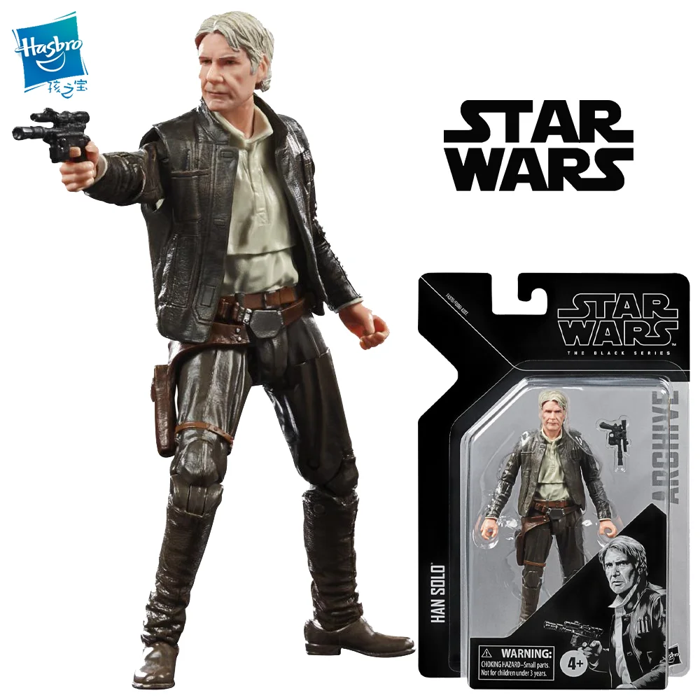 

Hasbro Star Wars The Black Series Archive Han Solo Toy 6-Inch-Scale Star Wars: The Force Awakens Collectible Action Figure Toys