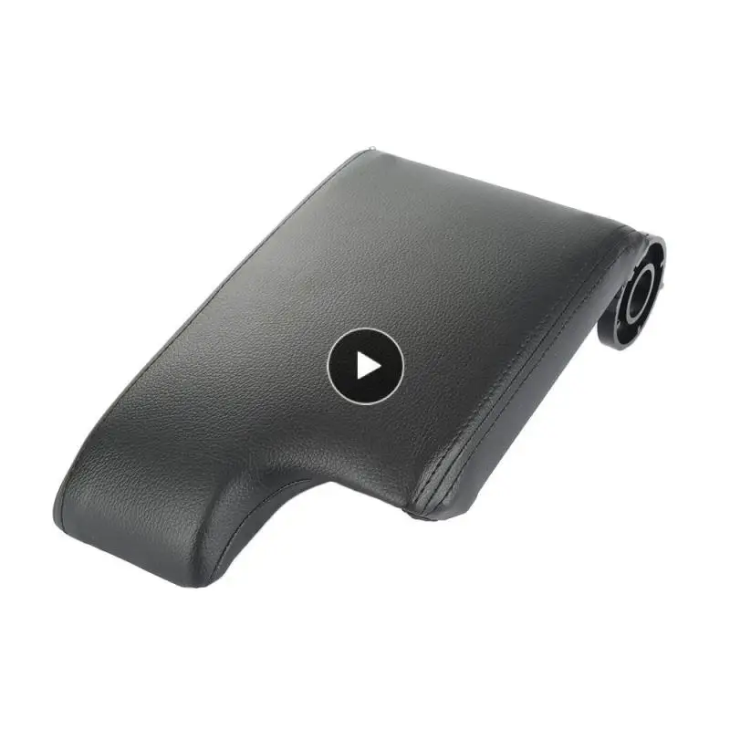 

High Quality Armrest Center Console Cover Synthetic Leather Black Case For BMW E46 1998-2005 Car Accessories Dropshipping
