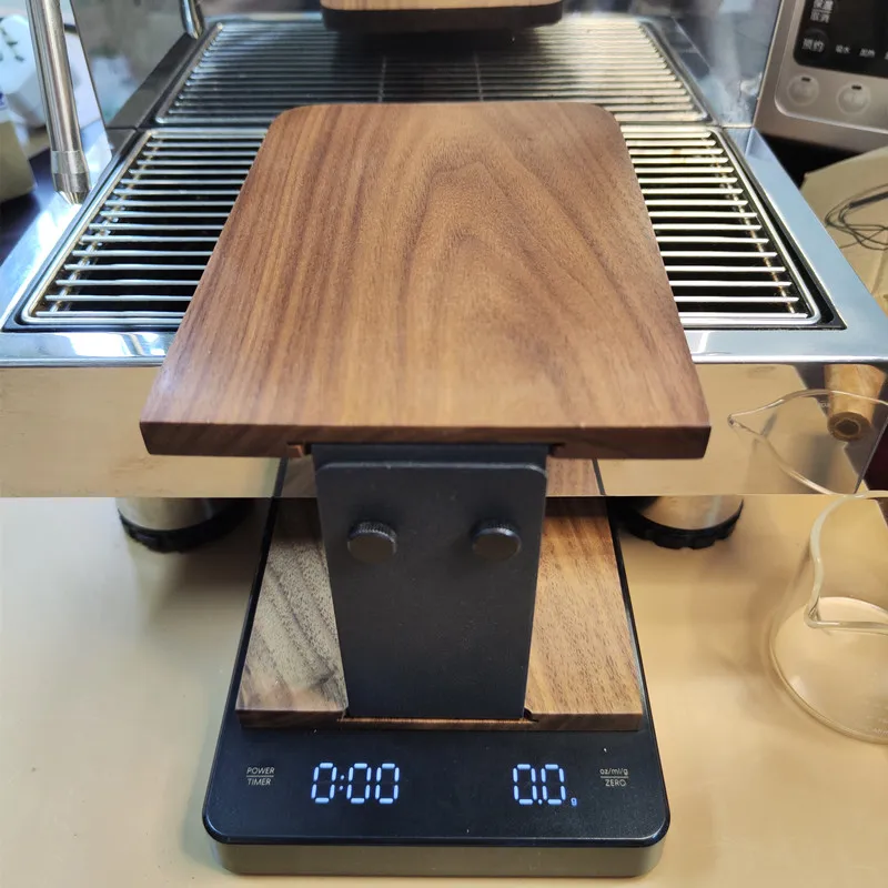 

Kitchen Scale Walnut Wooden LED Display Wood Food Scale Household Coffee Scale With Baking Scale Kitchen Accessories