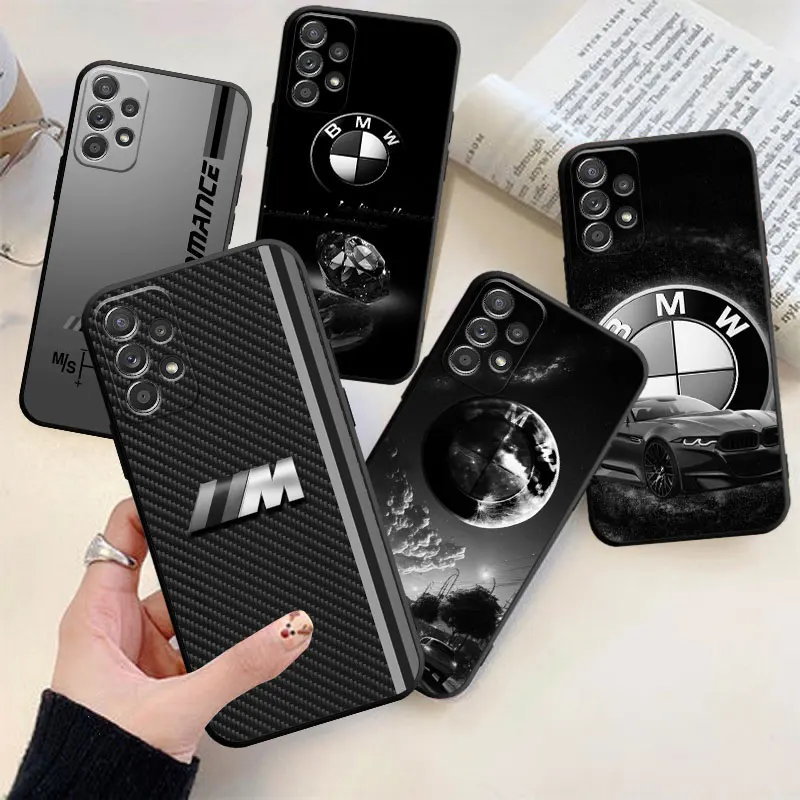 

BMW-M Phone Case For Samsung Galaxy A53 A52 A70 A71 5G A73 NOTE 8 9 10 A22 LITE PLUS 20 ULTRA M52 M31 Cover Coque