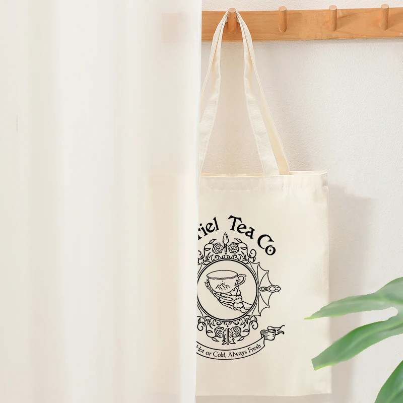 Сумки-тоут Suriel Tea Co с узором парусиновая складная сумка на плечо для летних