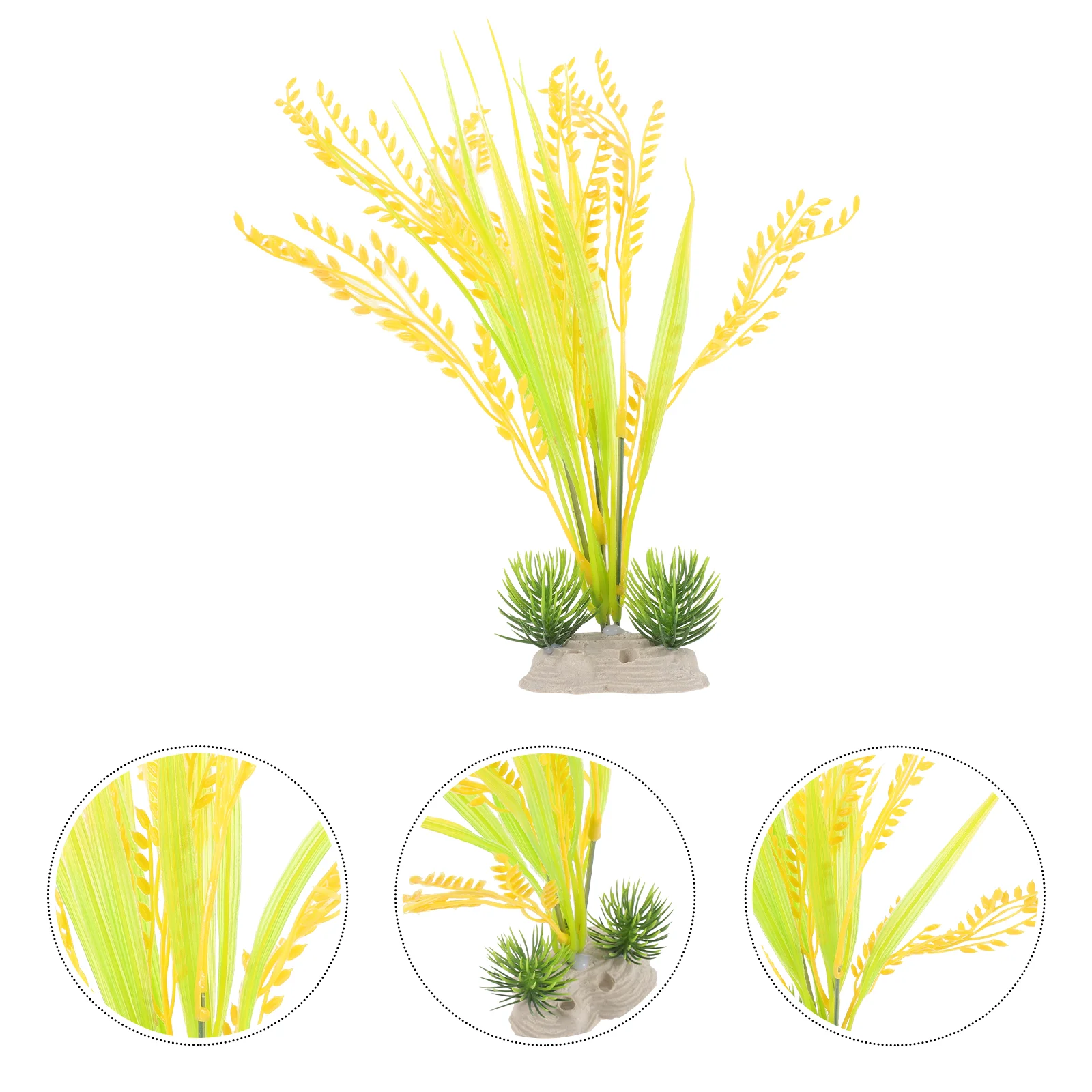 

Sushi Plate Decorations Wheat Ear Ornaments Ears Fake Decors Dinner Table Dish Artificial