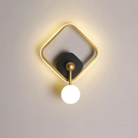 nordic wall lamps modern creative living room background led wall light stair aisle bedroom bedside wall sconce decora fixtures