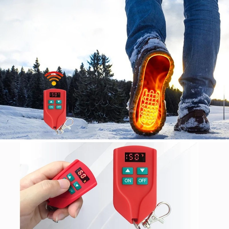 

Heated Insoles Electric USB Rechargeable Foot Warmer Winter Warm Insoles Feet Heater Shoe Insoles Thermal Soles Washable