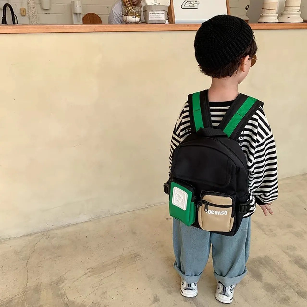 Japanese Children's Schoolbag Kindergarten Boys New Fashion Backpack Girls Small Class 3-5 Years Old 6 Baby Shoulder Bag Tide