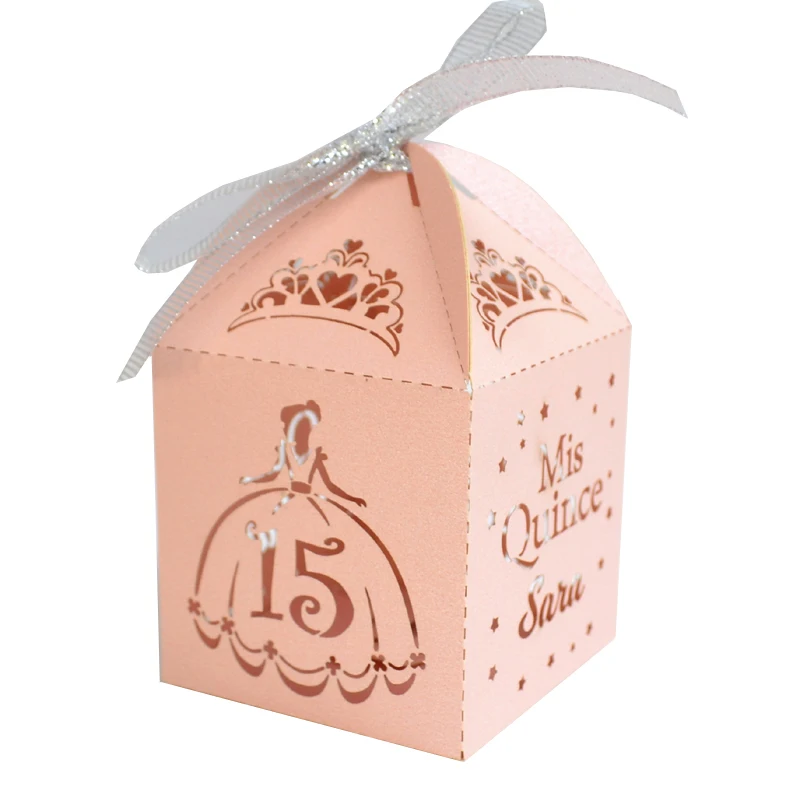 Quinceanera Paty Supply Gift Box Customized Candy Box