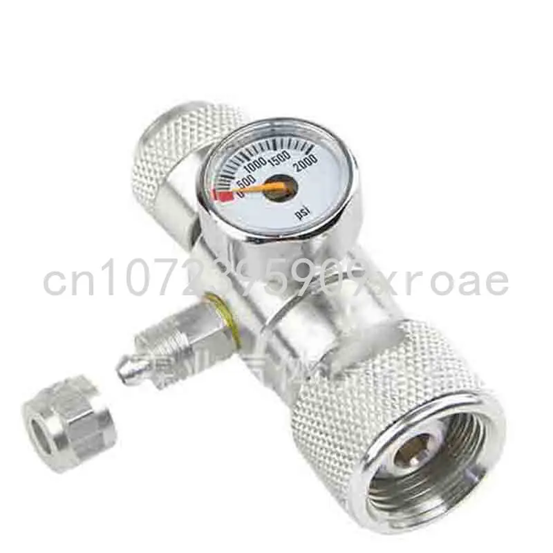 

Baoyou Water Straw Tank CO2 Flow Regulator Pressure Reducing Valve Carbon Dioxide Steel Bottle Aquatic Needle Valve G5/8