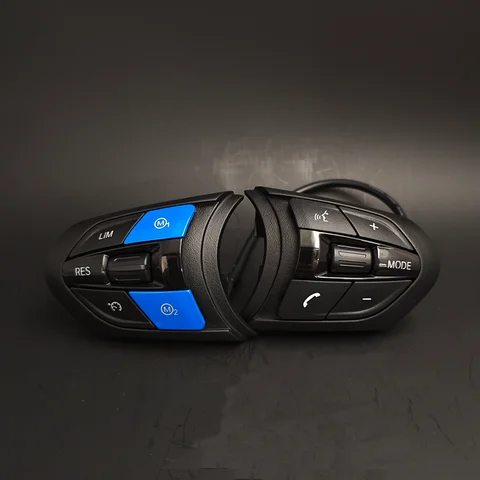 Спортивное рулевое колесо M Обычная красная синяя кнопка M1 M2 для BMW F01 F07 F10 F15 F16 F20 F21 F30 F31 F32 F33 F36 M3 F80 M4 F82 F87