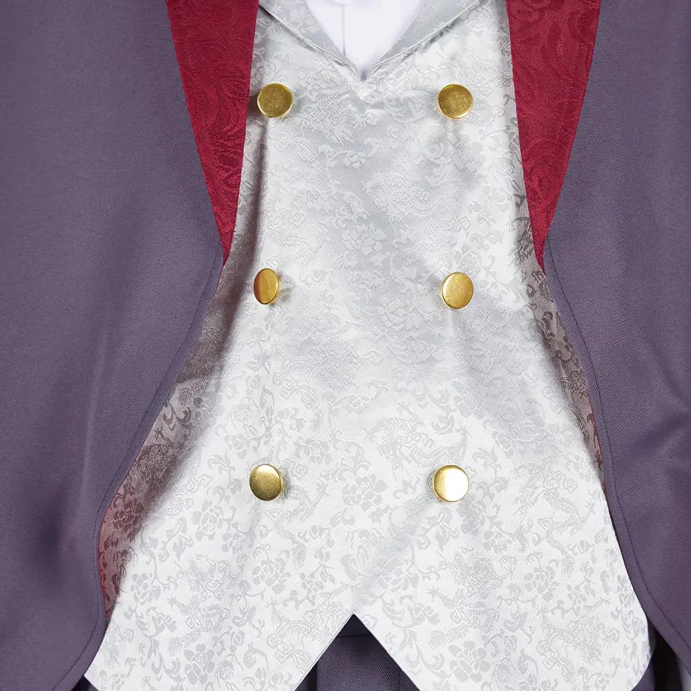 Мужская униформа для косплея Mithrun фиолетовый костюм аниме вкусные косплей в