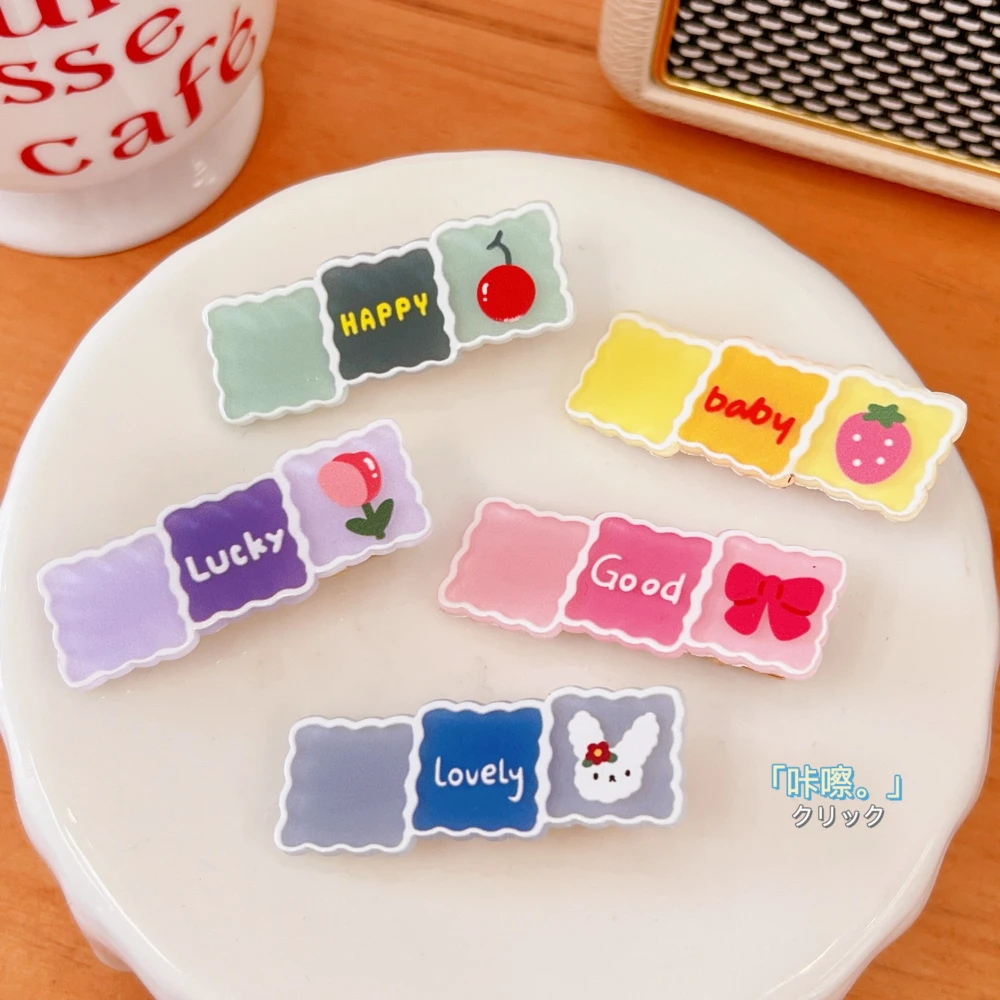 

Cute Duckbill Hair Clips for Women Bowknot Barrettes Flower Strawberry Cherry Rabbit Hair Clip Headdress Hair Accessories