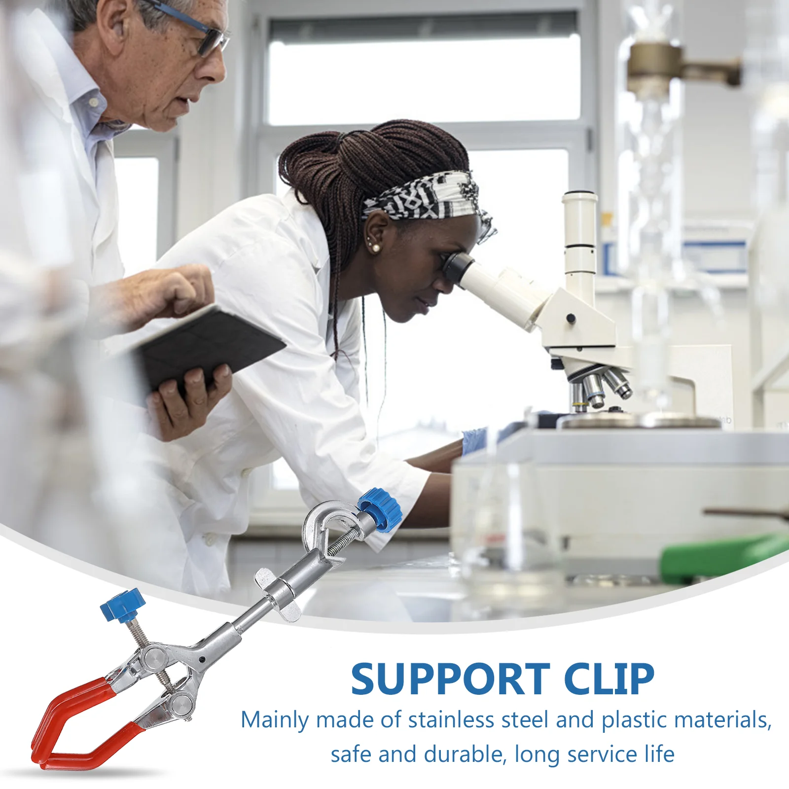 Трехкулачковый зажим Лабораторные вспомогательные принадлежности Зажим для