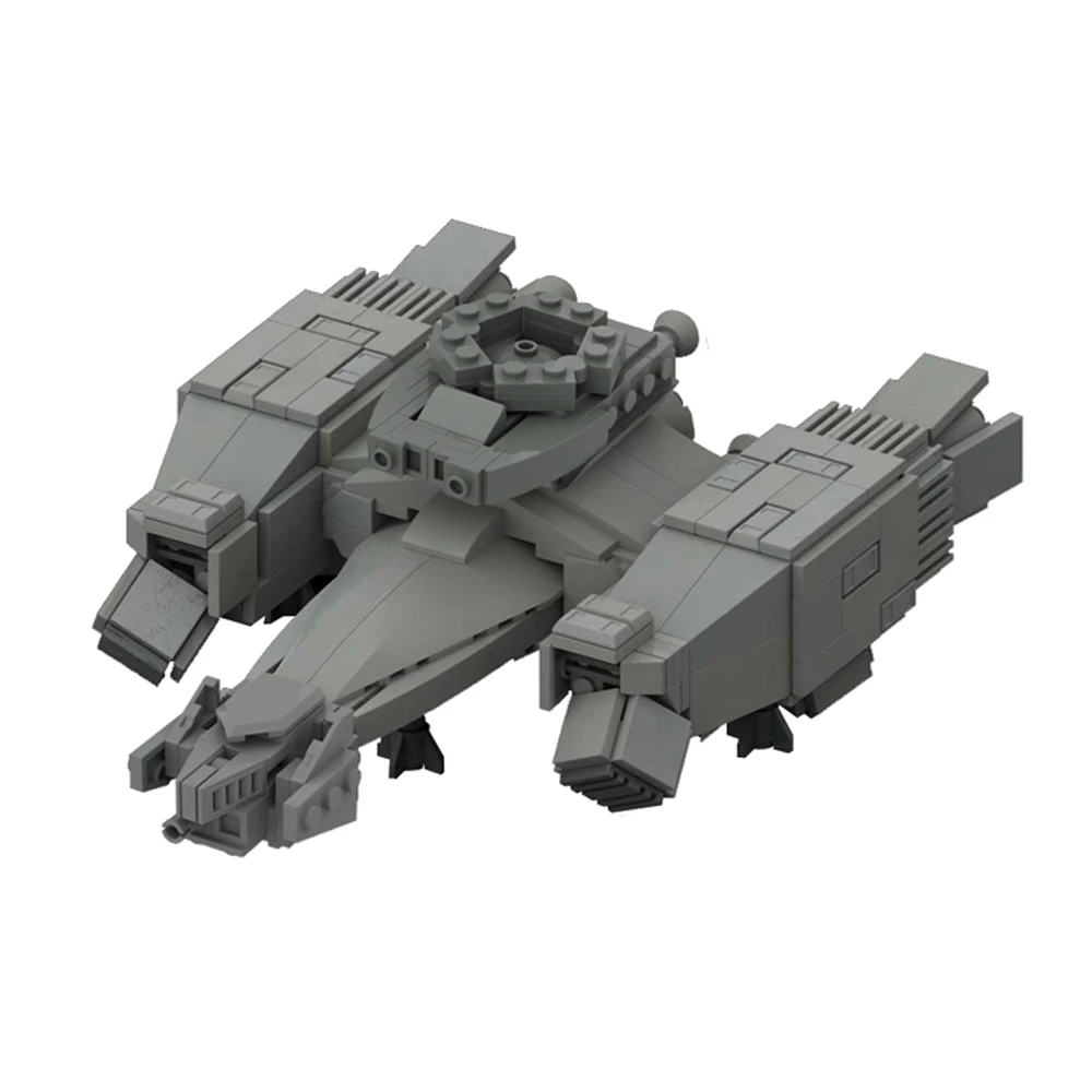 

Строительные блоки MOC Midi USCSS, космический корабль, набор высокотехнологичных строительных блоков боевых войн, модель корабля, кирпичи, игруш...