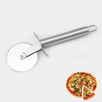 stainless steel pizza wheel knife pizza cut cake tools household pizza knife wheel use for waffle cookies