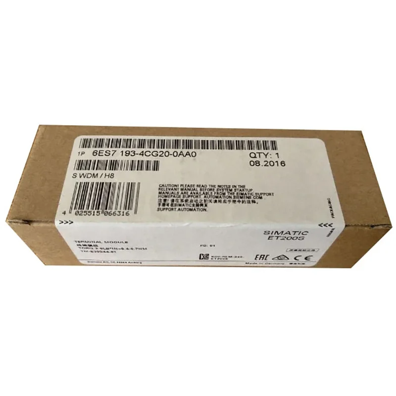 

Новый оригинальный 6ES7193-4CG20-0AA0 модуль 6ES71934CG200AA0 спот