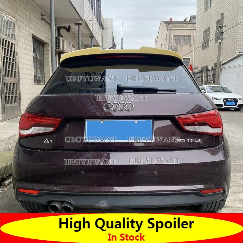 

For Audi A1 8X PQ25 Hatchback 10-14 high quality GLOSSY BLACK rear boot Wing Spoiler Rear Roof Spoiler Wing Trunk Lip Boot Cover