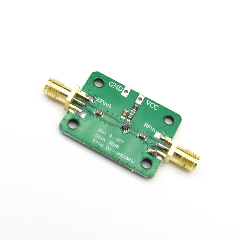 LNA 0 1-2000 МГц 32 дБ радиоусилитель 9-12 в 27 ма низкий уровень шума Используется для