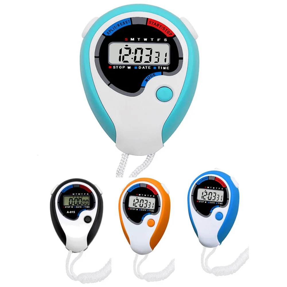 

Stopwatch Stopwatch Handheld Timer Digital Sports With Electronic String Training Professional Running Chronograph