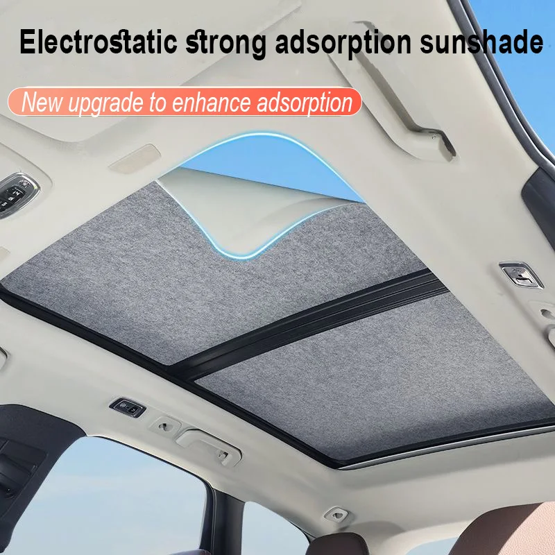 Фото Солнцезащитный козырек для панорамной крыши автомобиля Honda CR-V 2017-2022 MK5, анти-УФ, с электростатической адсорбцией, шторка-занавеска №1