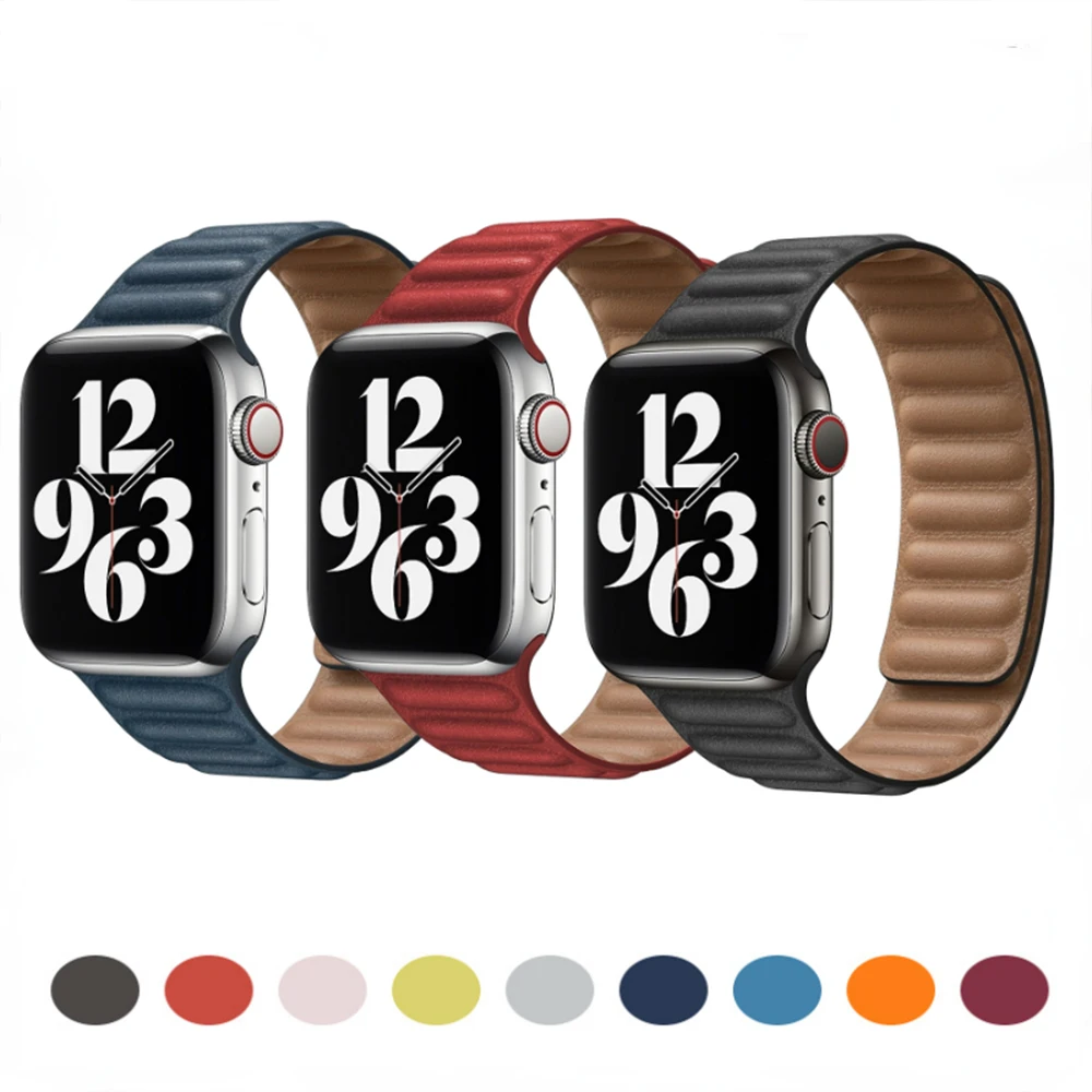 

Strap for Apple Watch Ultra 49mm 8 7 45mm 41mm Original Magnetic Bracelet Wristband for iWatch Series 6543SE 44mm 40mm 42mm 38mm