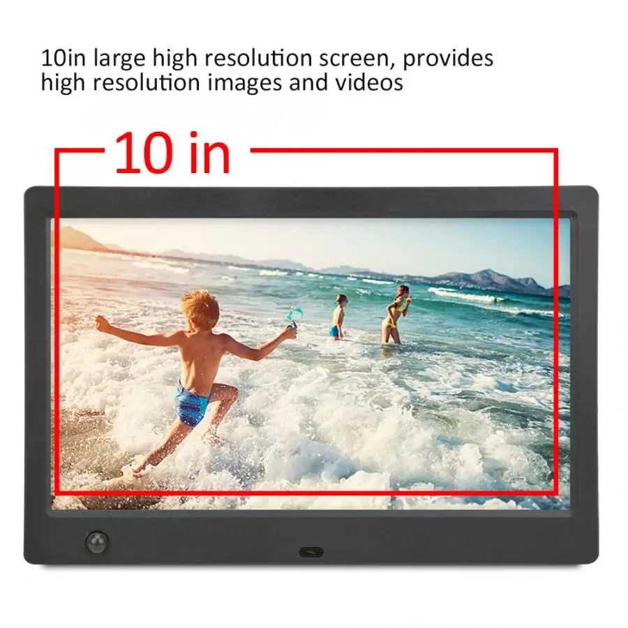 Новый 10-дюймовый экран IPS подсветка HD 1024*600 цифровая фоторамка электронный альбом