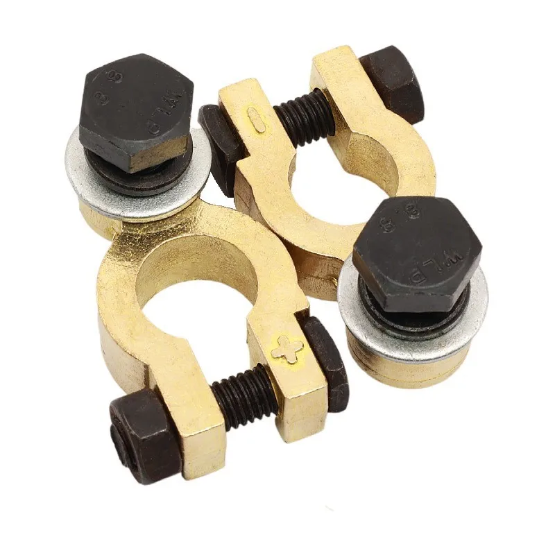 

Universal Car Battery Pure Copper Chuck Corrosion Resistance Terminal Wire Cable Clamp Clip Electric Connector Auto Accessories