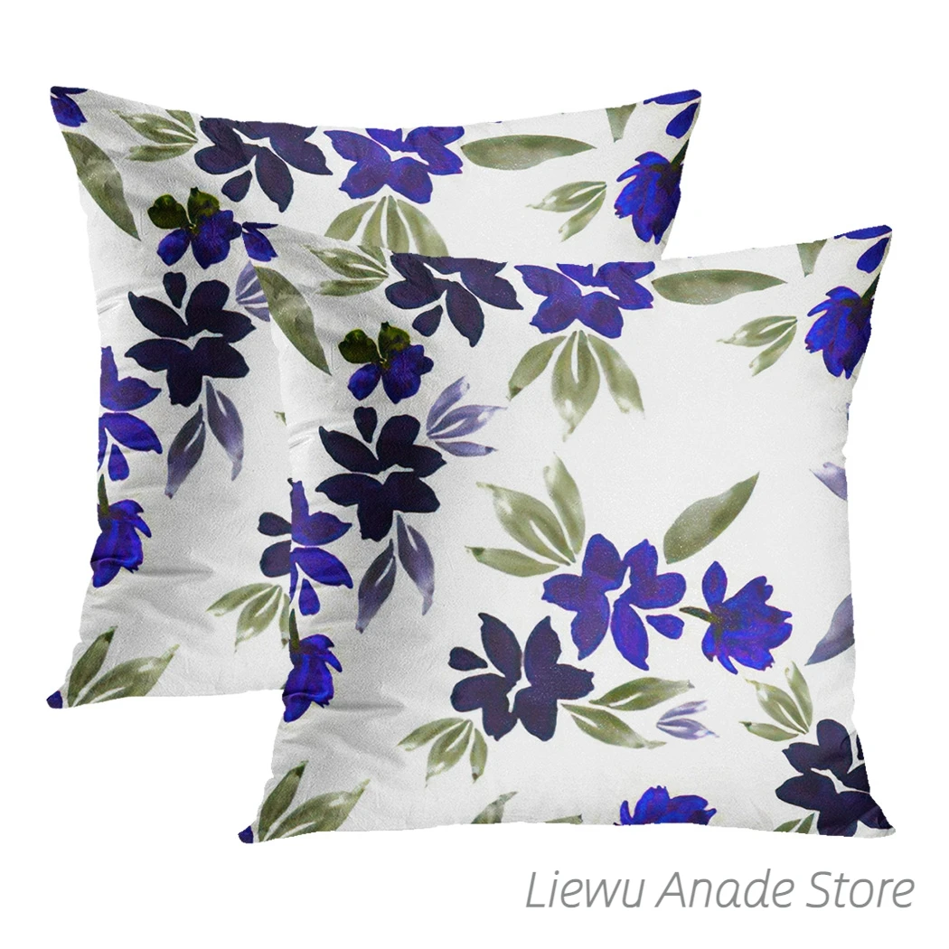 Наволочки с орхидеями и бабочками 45 х45 см 2 шт. |