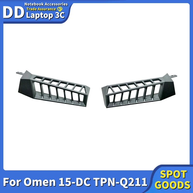 

New Hinges Cover Trip Thermal Fan Cover Trunk For HP Omen 15-DC TPN-Q211 DC0010NR Air Outlet L24361-001 Left/Right Replace Shell