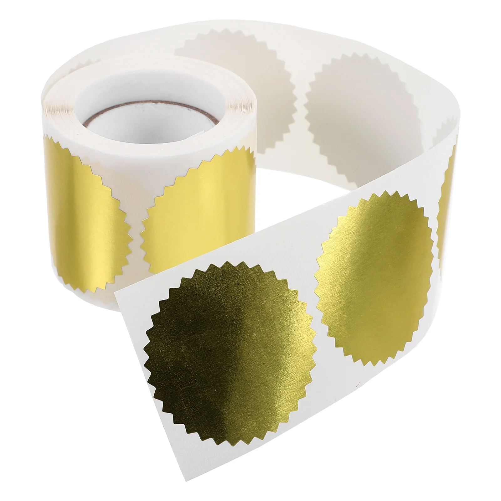 Золотые серебряные наклейки для тиснения 50 мм 250 шт. наклейка с сертификатом