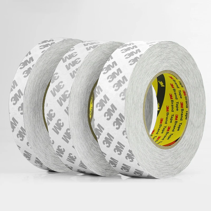 

3M Double Sided Tape 9075 Traceless Waterproof High Temperature Resistant Adhesive Tape Transparent Length 50M