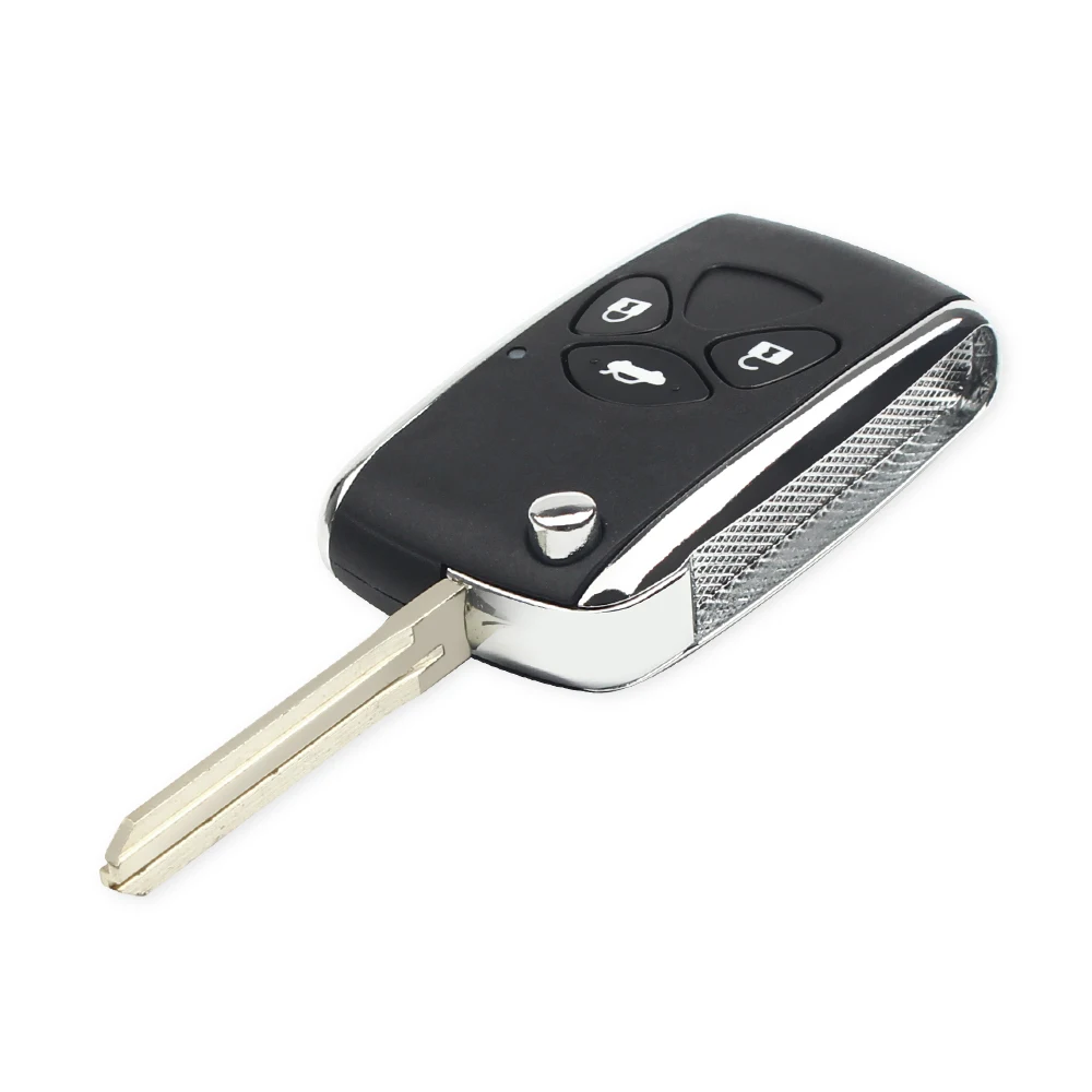 Фото Брелок KEYYOU для дистанционного автомобильного ключа чехол для Toyota Camry 2009 2010 2011 Rav 4 2012 Corolla Toy43 Blade модифицированный с 3 кнопками №3