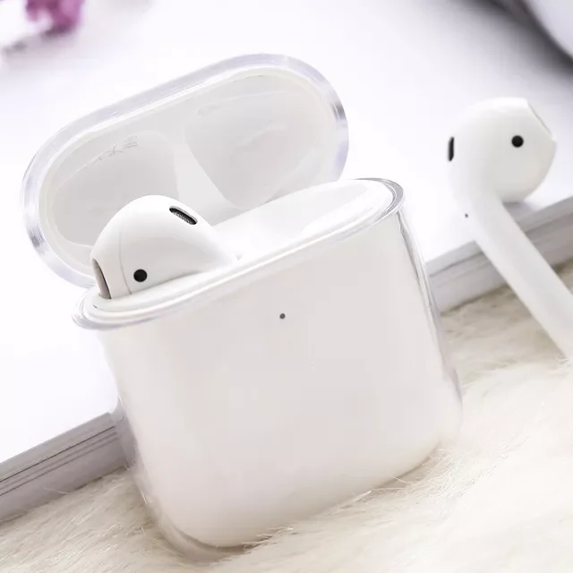 

Color Clear PC Cover For Airpods Case Transparent Earphone Case For Apple Airpods 2 1 For Airpod Air Pod Case Charging Box Shell
