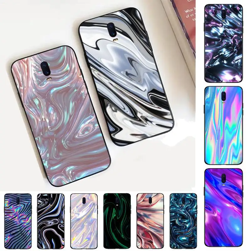 

Metal Liquid Phone Case for Vivo Y91C Y11 17 19 17 67 81 Oppo A9 2020 Realme c3