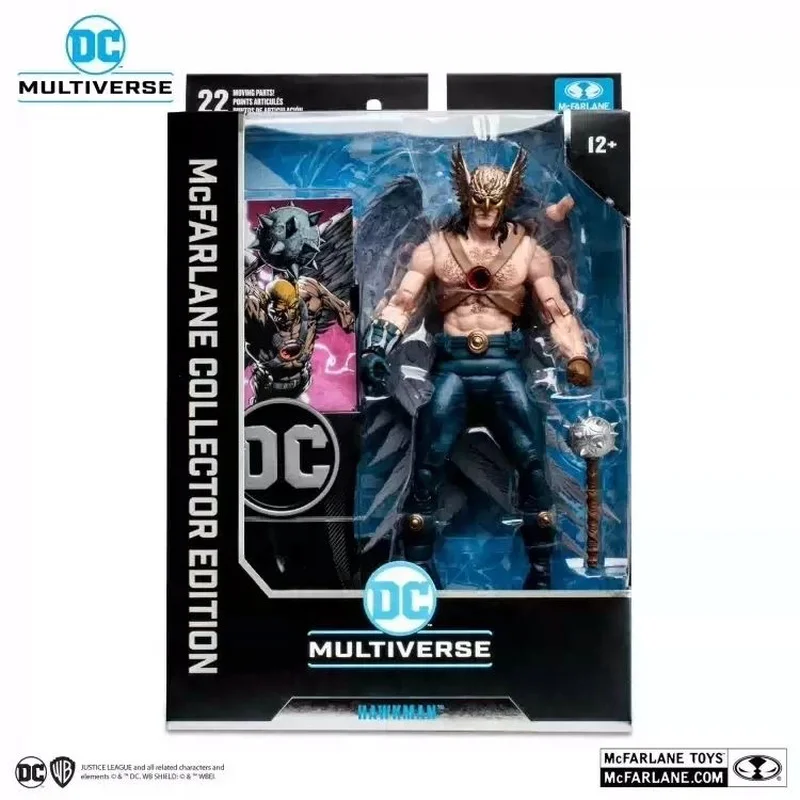 Mcfarlane DC аниме фигурку игрушки Multiverse Hawkman статуя фигурка Коллекционная модель
