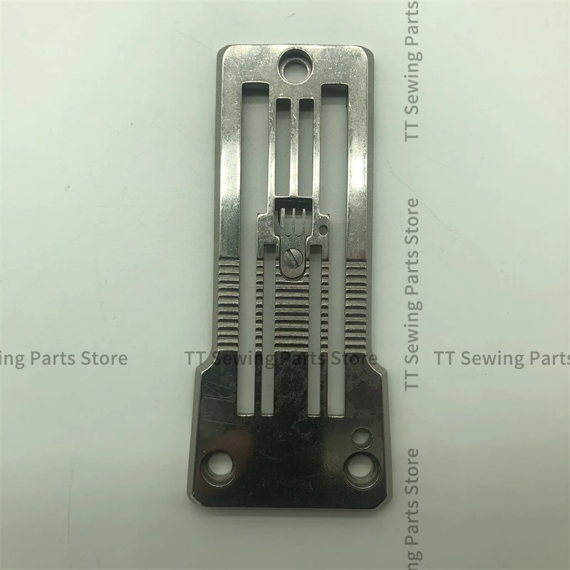 68490 Игольная пластина железная с одним вырезом и двойной режущей головкой для