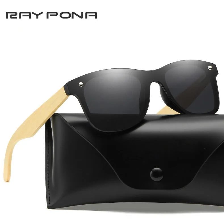 

Солнцезащитные очки из натурального бамбука для мужчин и женщин, модные Поляризационные солнечные аксессуары