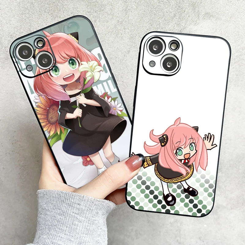 

SPY×FAMILY Anime Phone Case For Funda iPhone 11 12 13 Pro Max Mini X XR XS SE 2020 6 7 8 Plus Soft Silicone Cover Back Etui