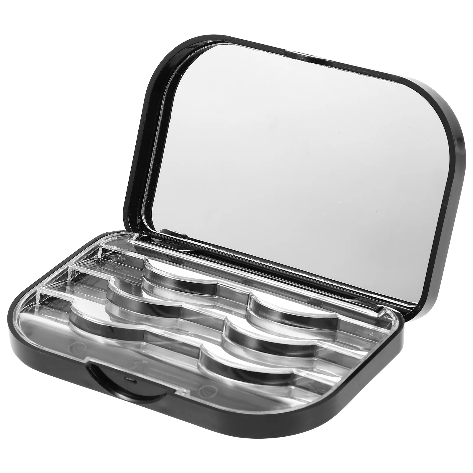 

Удобный женский чехол для накладных ресниц с несколькими отделениями