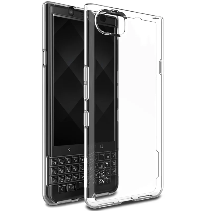Чехол для BlackBerry Keyone Обложка IMAK прозрачная кожа мягкие силиконовые чехлы из ТПУ