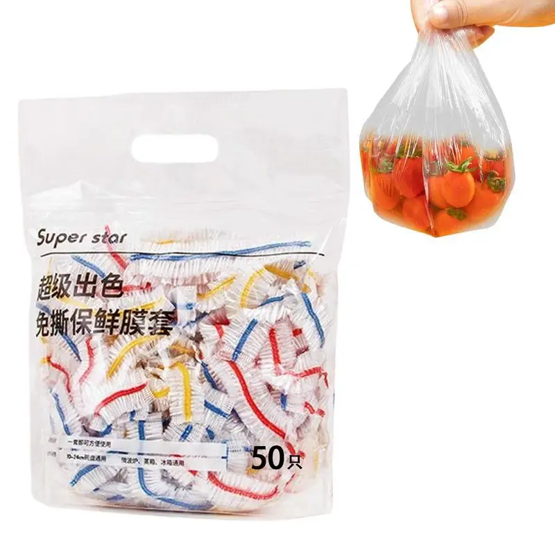 

Elastic Bowl Covers Reusable Stretch Wrap Dish Food Durable Food Sealing Bags Food Lids For Plate Covers For Kitchen Supplies